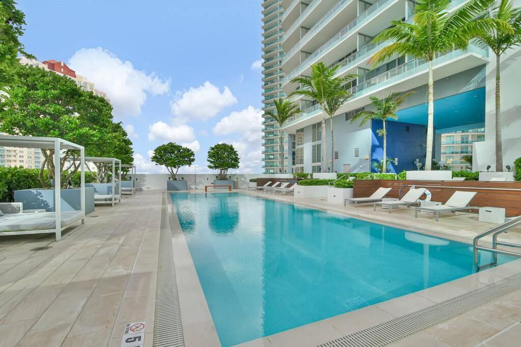 Lovely Upscale Condo Gorgeous View 2Bd 2Bath In Brickell Miami Exterior photo