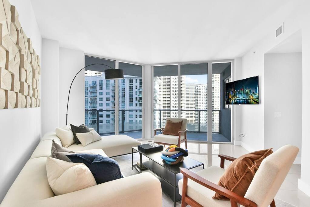 Lovely Upscale Condo Gorgeous View 2Bd 2Bath In Brickell Miami Exterior photo