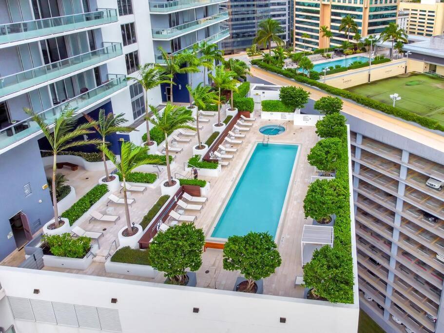 Lovely Upscale Condo Gorgeous View 2Bd 2Bath In Brickell Miami Exterior photo